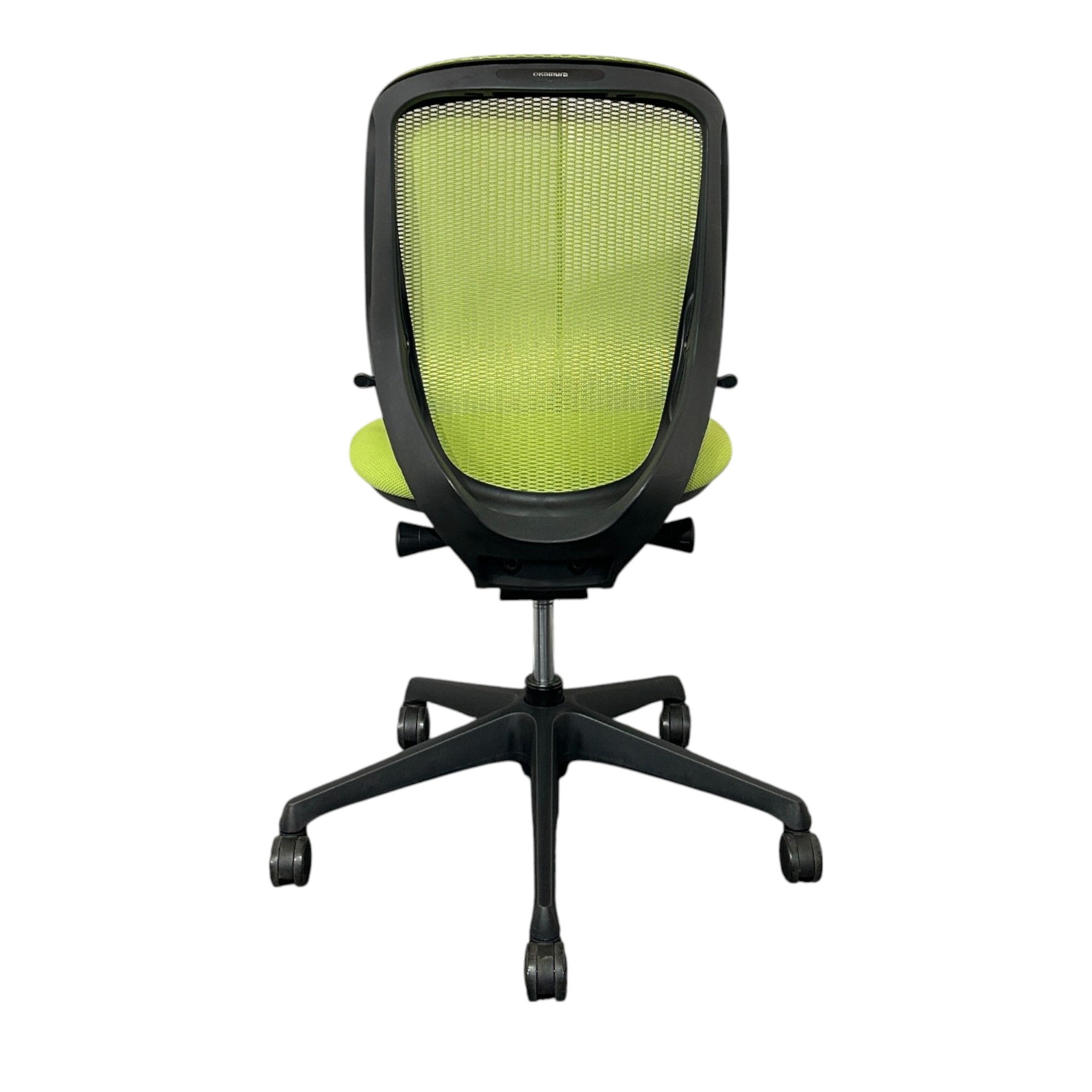 [レンタル] オカムラ オフィスチェア シルフィー ローバック ライムグリーン ブラック C631XR-FMP5 - 4