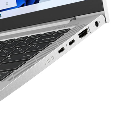 HP EliteBook 830 G8 スピーカーと側面ポートのアップ - 10