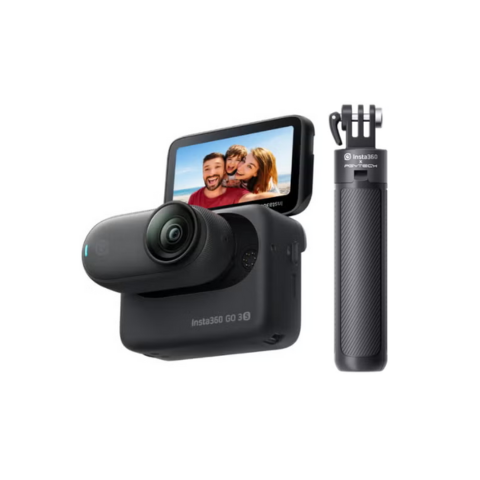 Insta360 GO 3S 128GB アクションカメラ + ミニ見えない自撮り棒＋三脚 ブラック