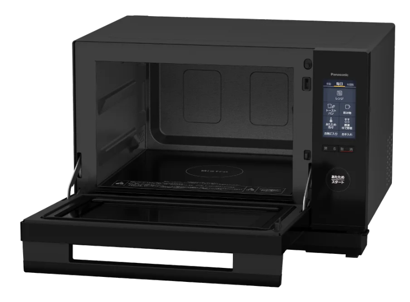 [レンタル] [25L]パナソニック ビストロ NE-BS6C スチームオーブンレンジ ブラック - 3