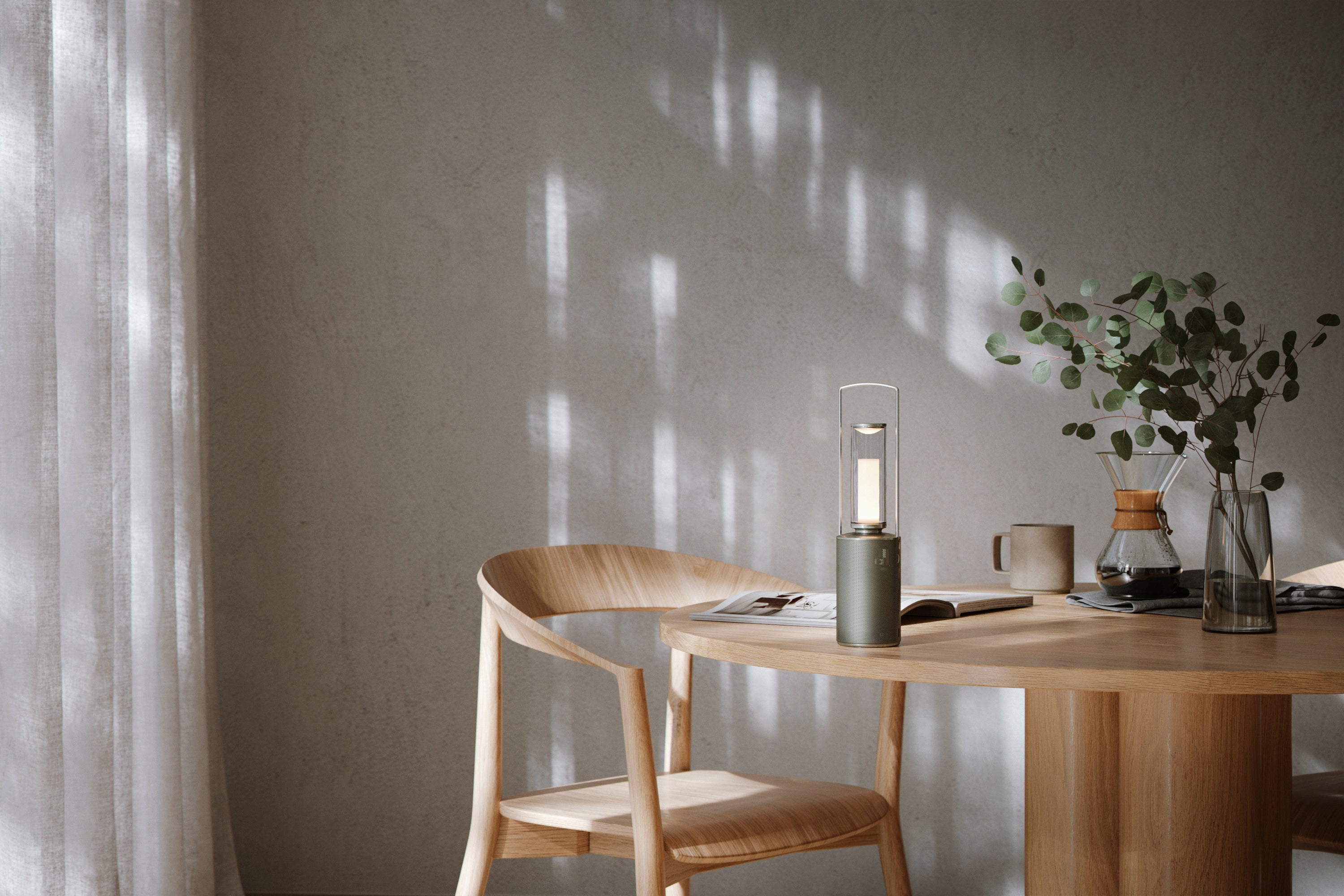 [レンタル] シャープ any ポータブルスピーカーランタン Portable Speaker Lantern DL-FS01L-S - 4