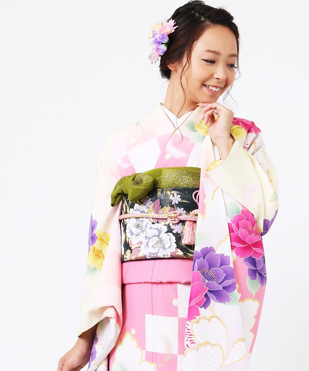 [レンタル] 【対応身長155-170cm】レンタル振袖フルセット-478の宅配レンタル - 6