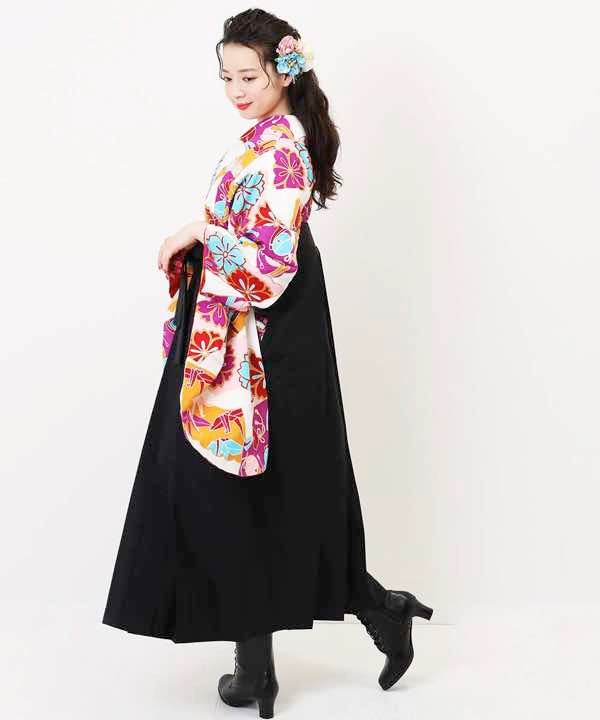 [レンタル] 【対応身長157cm～165cm】卒業式 袴 レンタル フルセット 女性 袴セット-1064