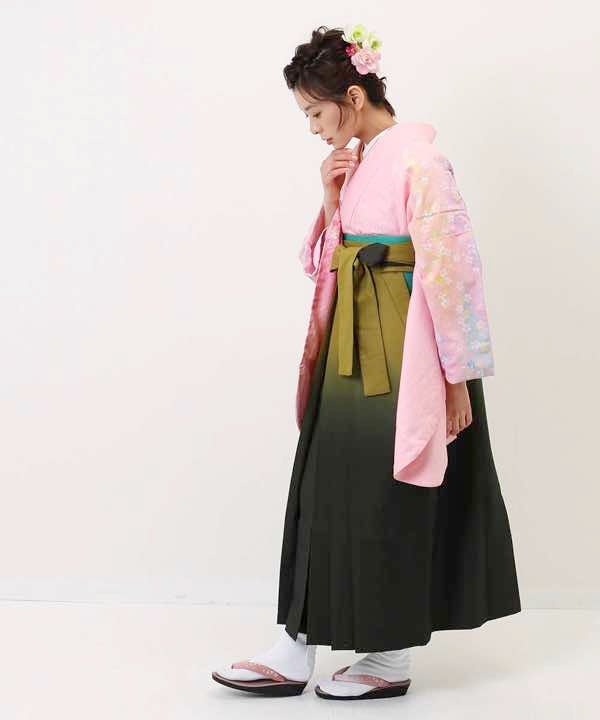 [レンタル] 【対応身長 150cm～157cm】卒業式 袴 レンタル フルセット 女性 袴セット-797の宅配レンタル - 3