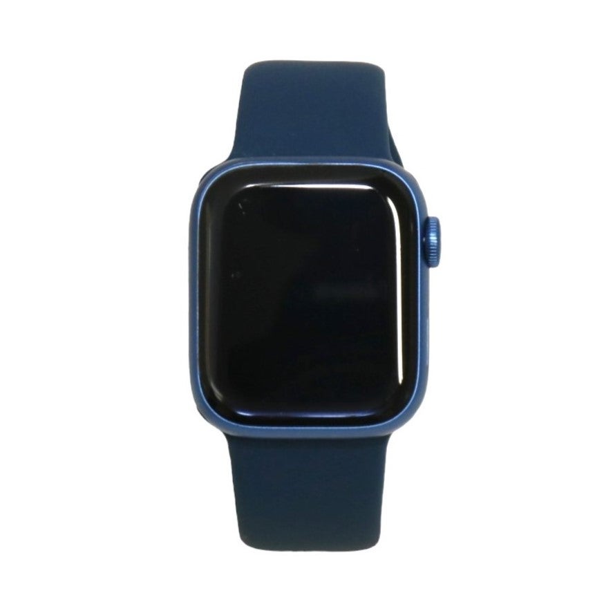 [レンタル] Apple Watch Series 7 GPS 41mm ブルーアルミニウムケースネイビースポーツバンド - 1
