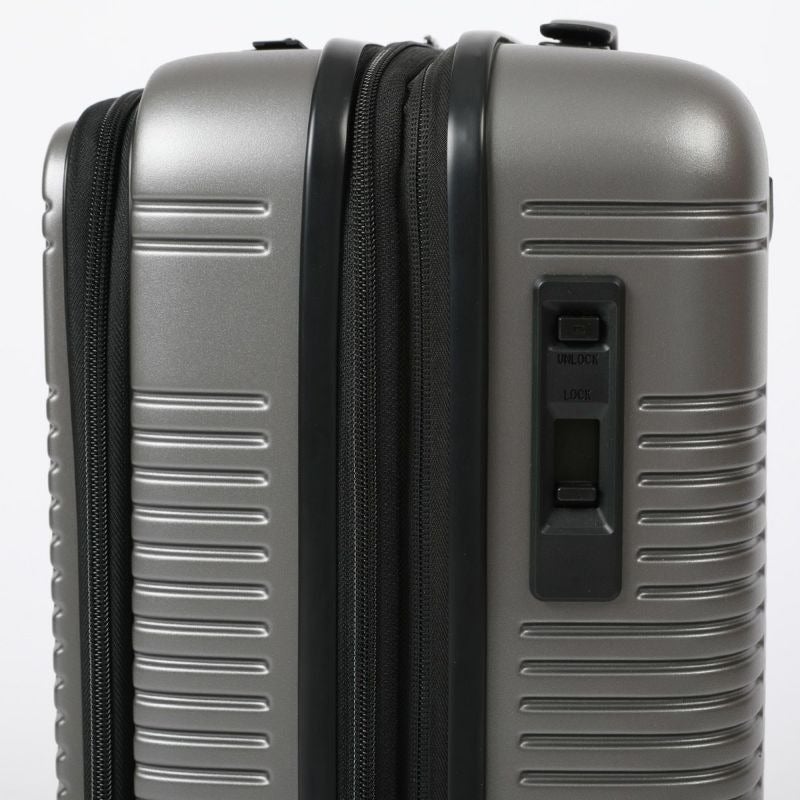 [レンタル] [1-3泊向けサイズ]BERMAS EURO CITY2 No.60295 フロントオープンファスナー38L 48cm ハードスーツケース ジェットブラックの宅配レンタル - 11