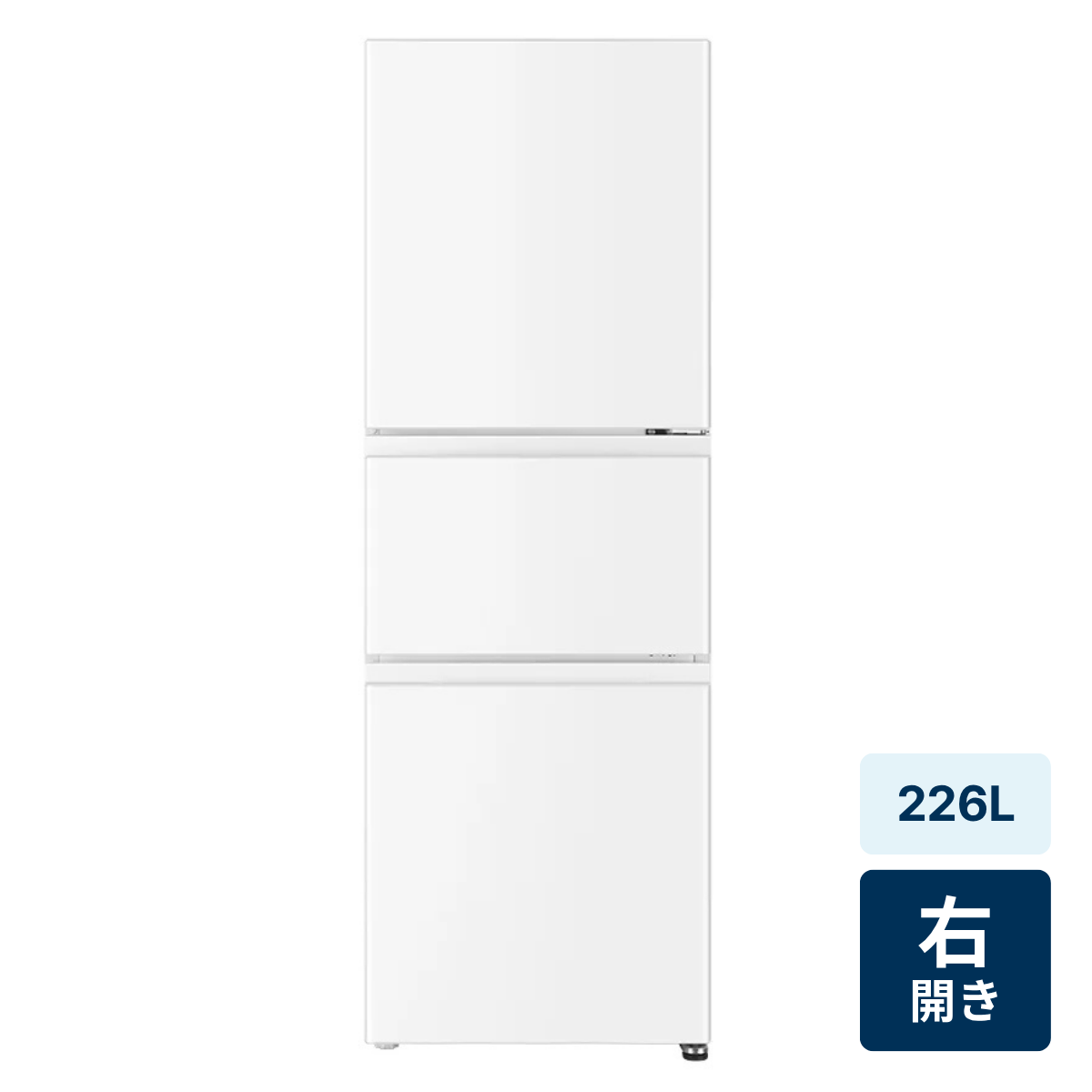 [レンタル] [226L][二人暮らし向け][右開き]アクア AQR-23A 冷凍冷蔵庫