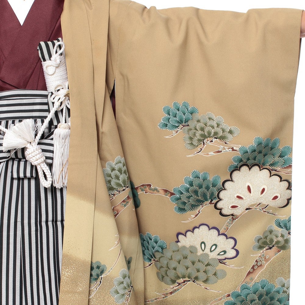 [レンタル] 七五三/節句 袴セット 5歳 男の子 鷹 松の宅配レンタル - 4