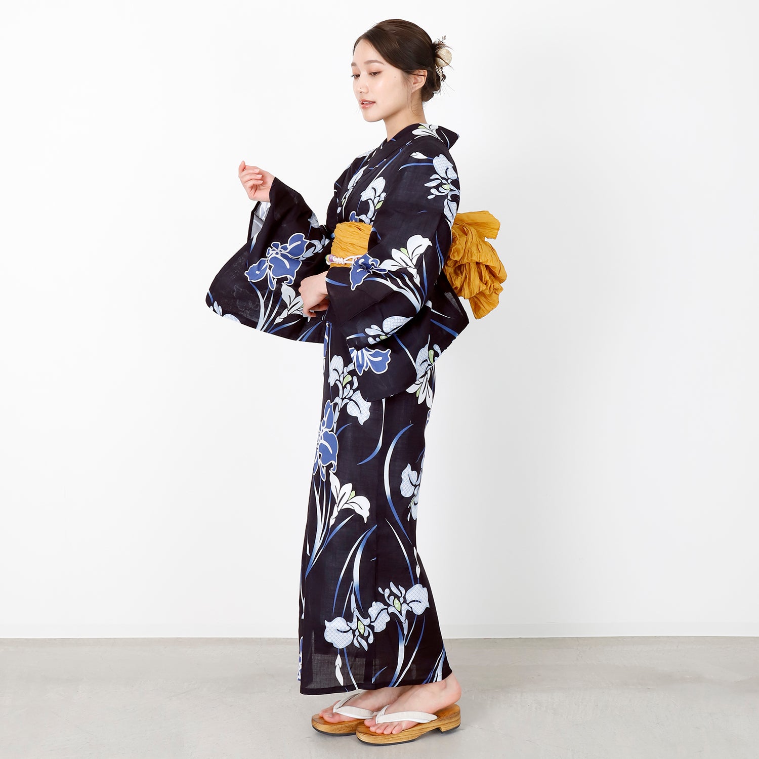 [レンタル] [2025新作]SION レディース浴衣 菖蒲 フリーサイズの宅配レンタル - 4