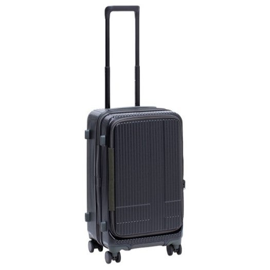 新品フロントオープン　レジェンドウォーカー黒 キャリーケース　拡張時45L 新品フロントオープンレジェンドウォーカー黒 キャリーケース