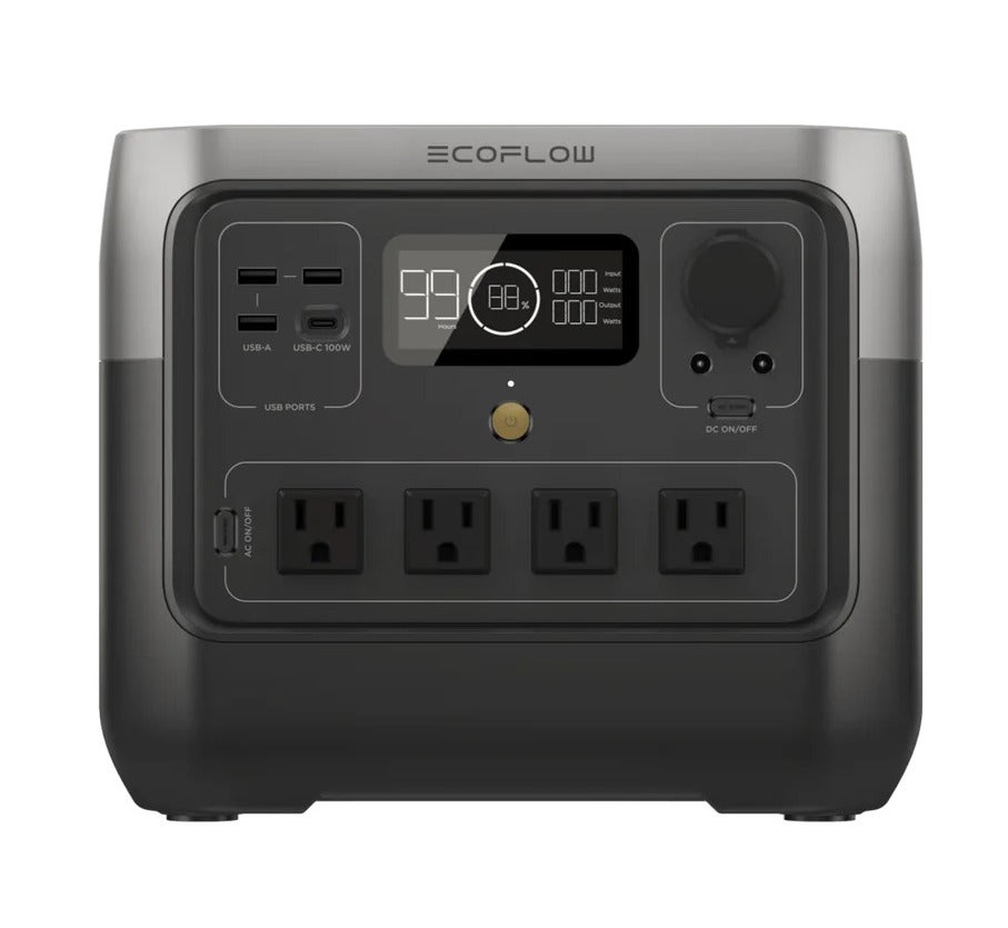 レンタル] EcoFlow(エコフロー) RIVER 2 PRO ポータブル電源（768Wh 