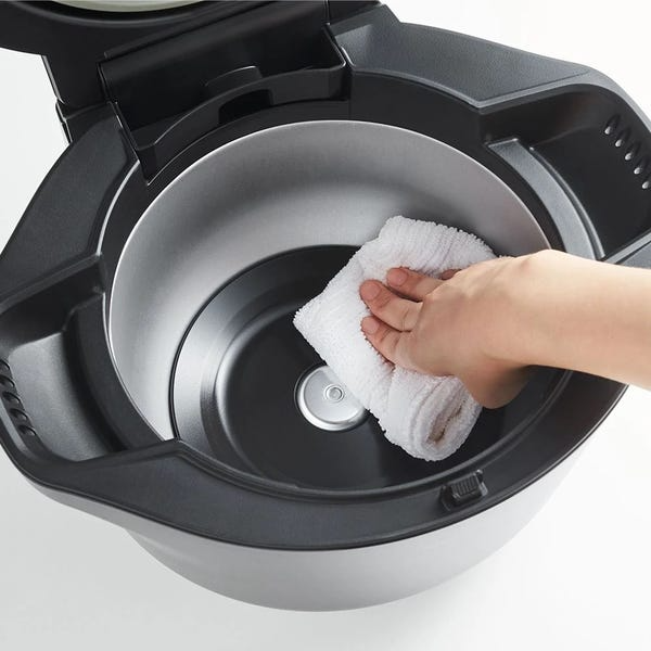 [レンタル] 【長期利用向け】 [新品]シャープ ヘルシオ ホットクック KN-HW24H 2〜6人用 2.4L容量 ブラック