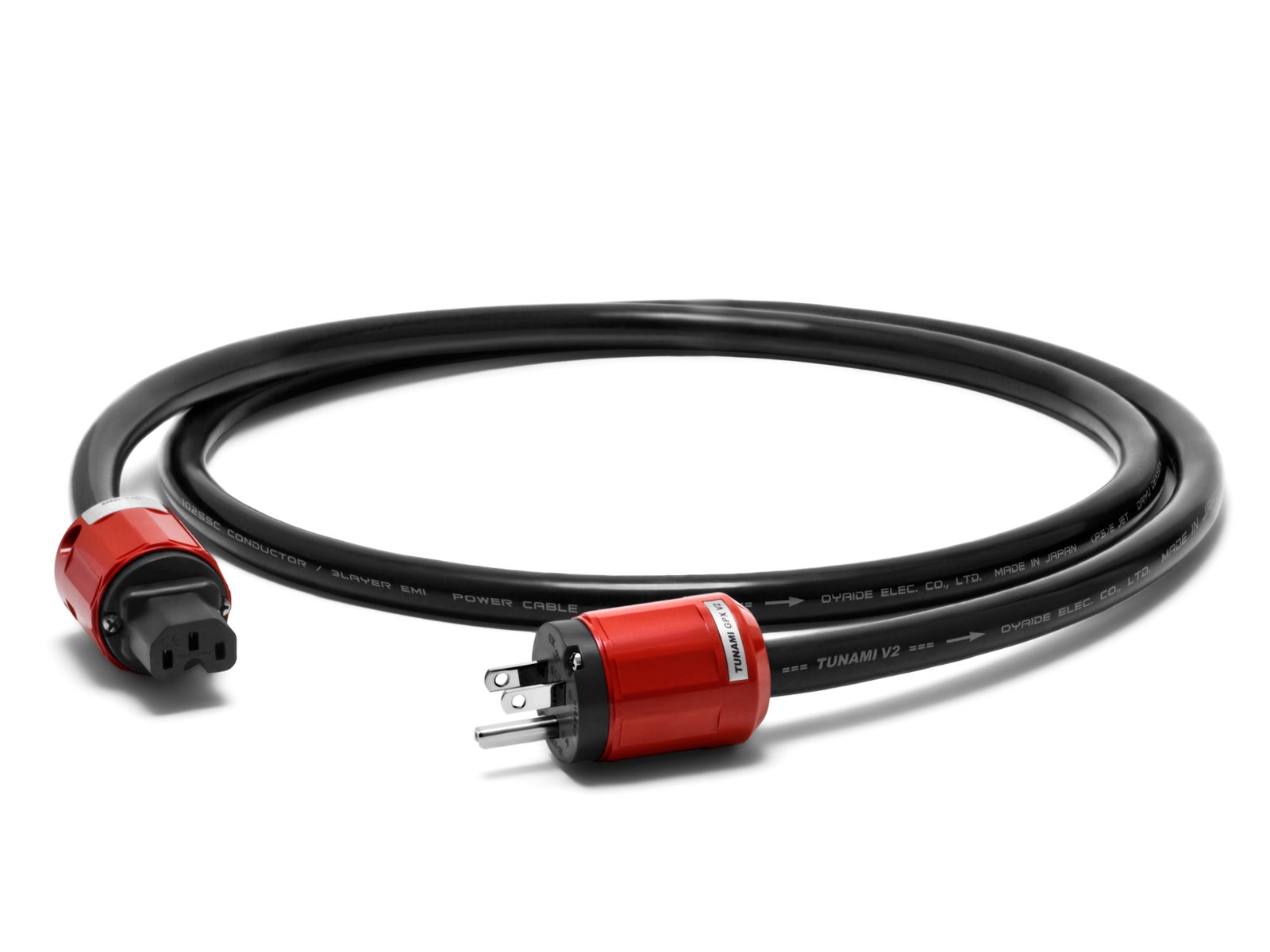 オヤイデ電気 TUNAMI GPX V2 電源ケーブル