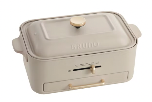 [レンタル] ブルーノ コンパクトグリルホットプレート BOE109 グレージュ