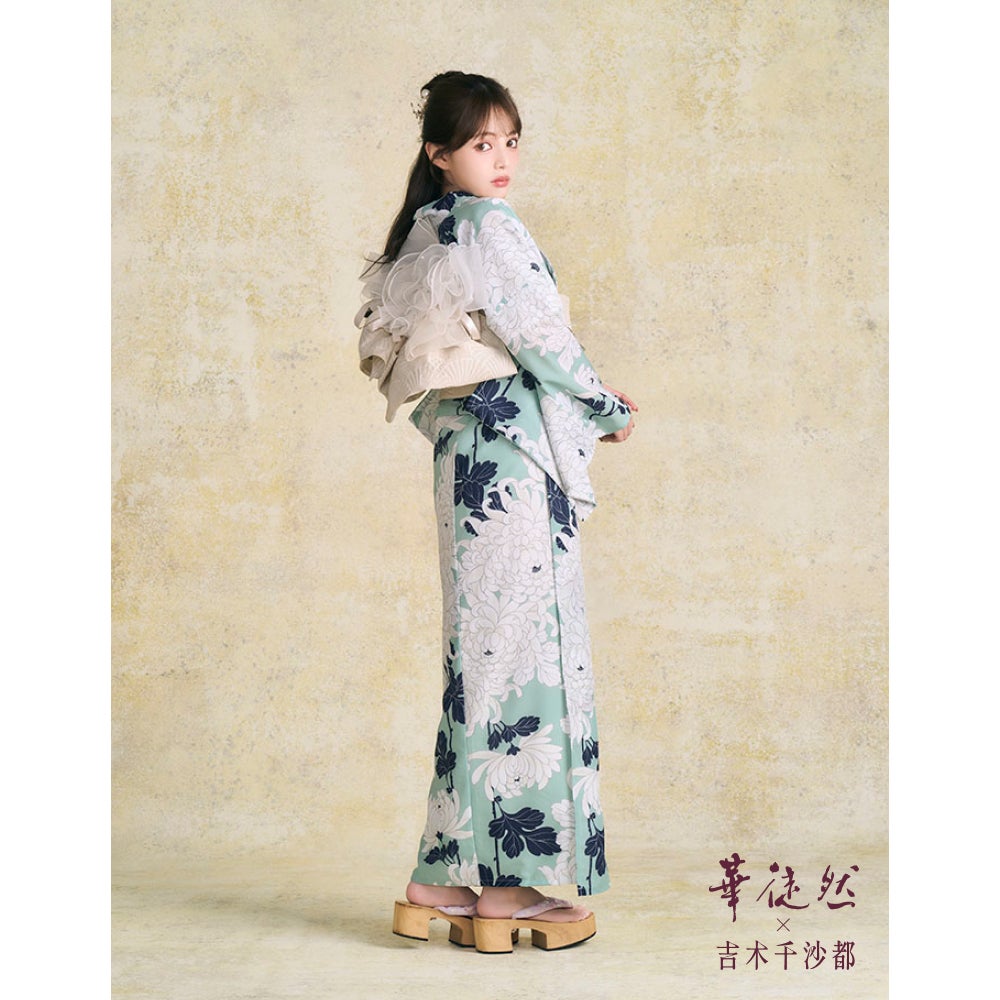 [レンタル] [2025新作]京都丸紅 華徒然×吉木千沙都 レディース浴衣 フルセット 乱菊 フリーサイズの宅配レンタル - 3