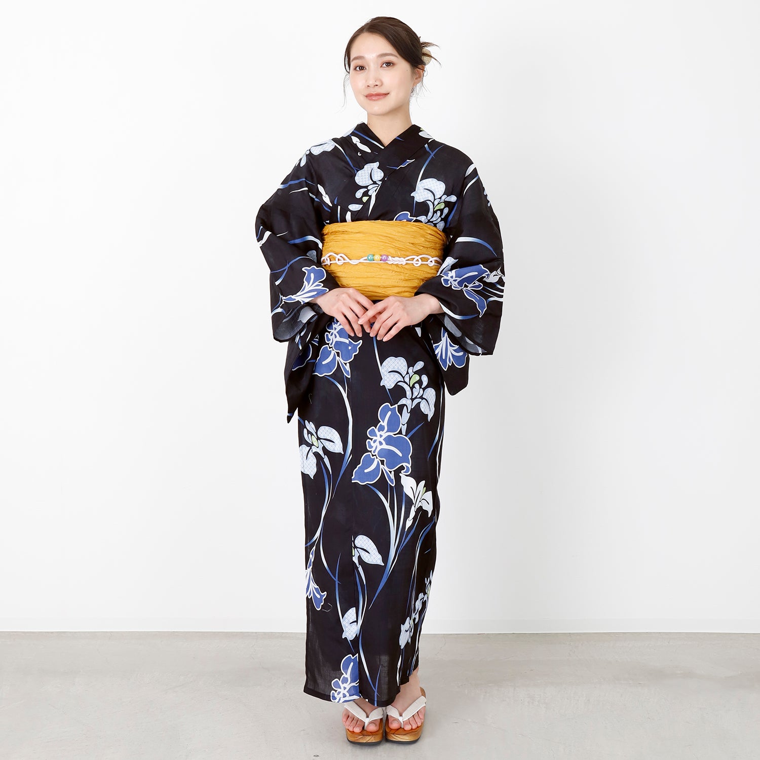 [レンタル] [2025新作]SION レディース浴衣 菖蒲 フリーサイズの宅配レンタル - 3
