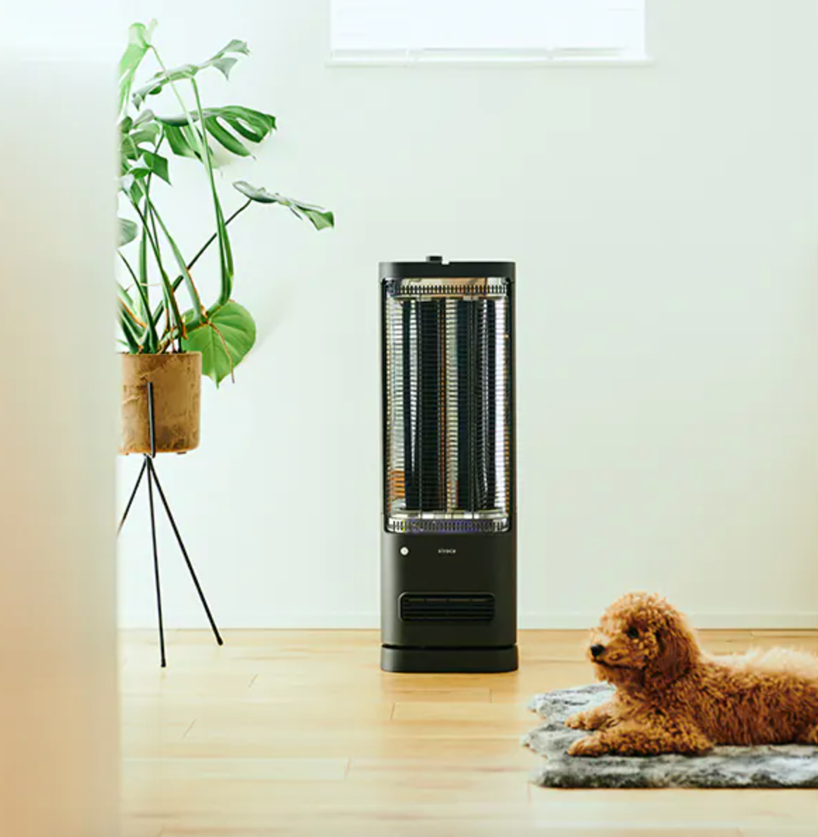 [レンタル] シロカ にこポカ SH-FC151 足元ファンヒーター付き遠赤外線暖房機 - 4