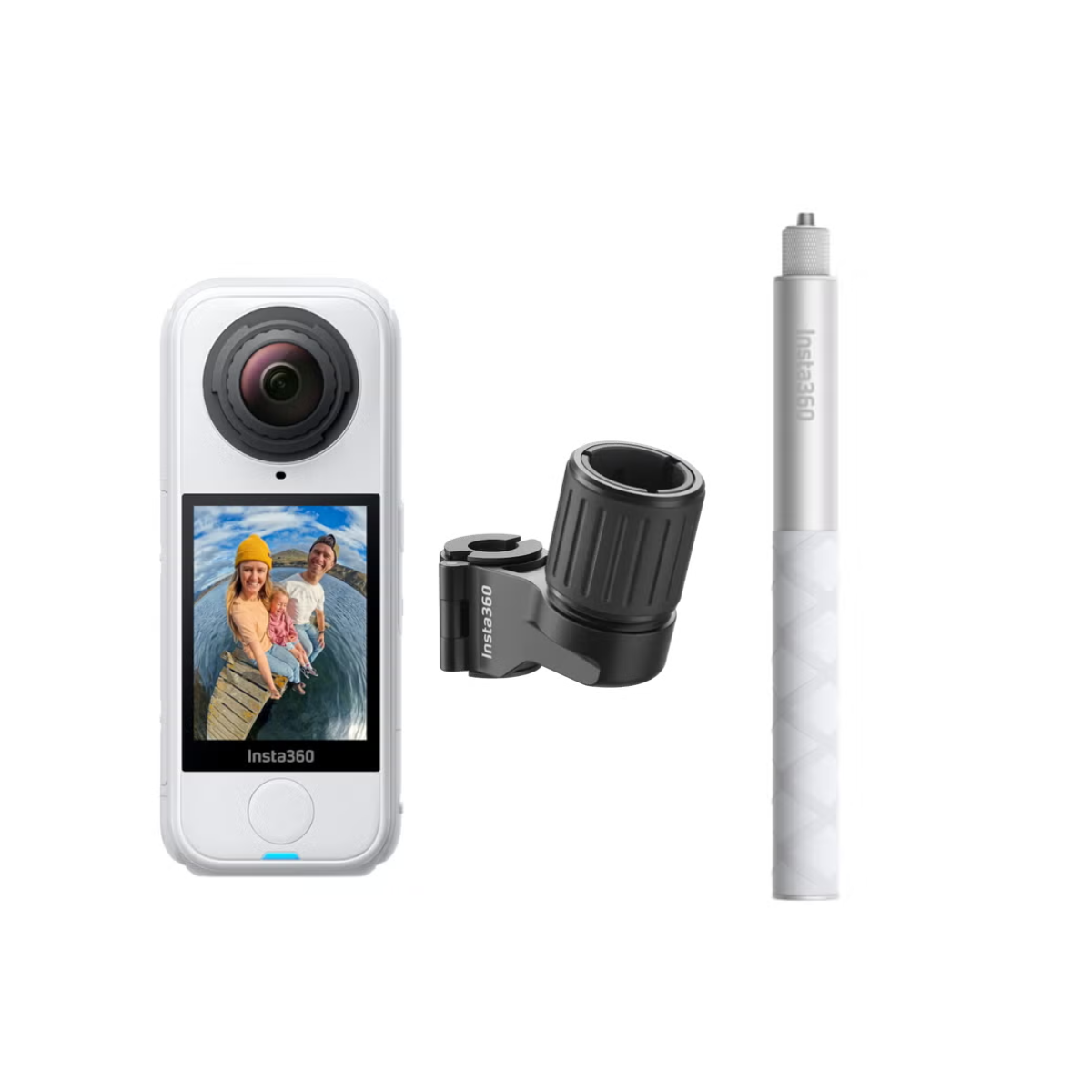 [レンタル] Insta360 X4 Air 360度カメラ スキー撮影セット ホワイト