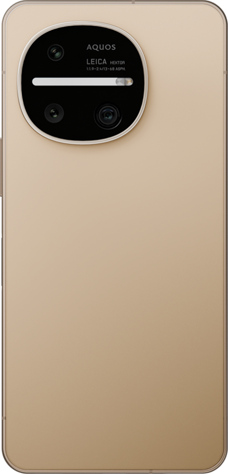 シャープ AQUOS R11 SIMフリー スマートフォン アイボリー 背面 - 6