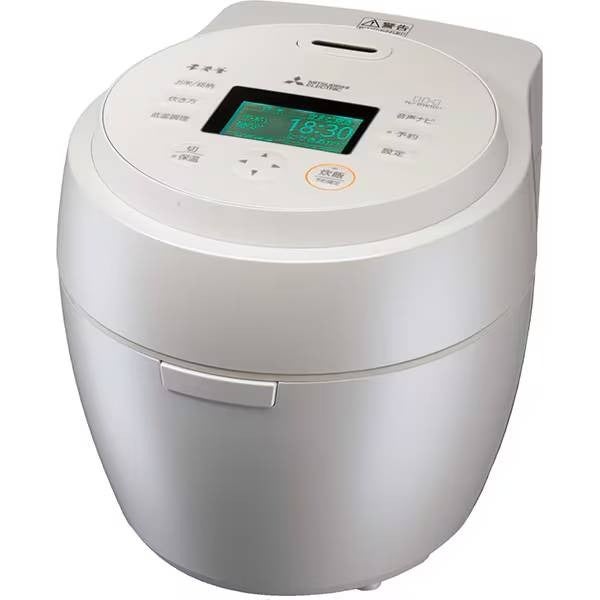 【長期利用向け】[5.5合炊き] 三菱電機 本炭釜 紬 NJ-BW10H 炊飯器 ホワイト