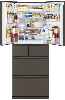 [レンタル] [470L][ファミリー向け][観音開き]三菱電機 MR-WXD47LM 冷凍冷蔵庫 - 3