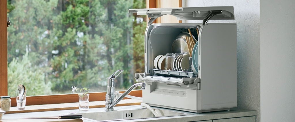 [レンタル] [～食器24点]パナソニック 食器洗い乾燥機 NP-TSK2 分岐水栓対応 2～4人分 - 5