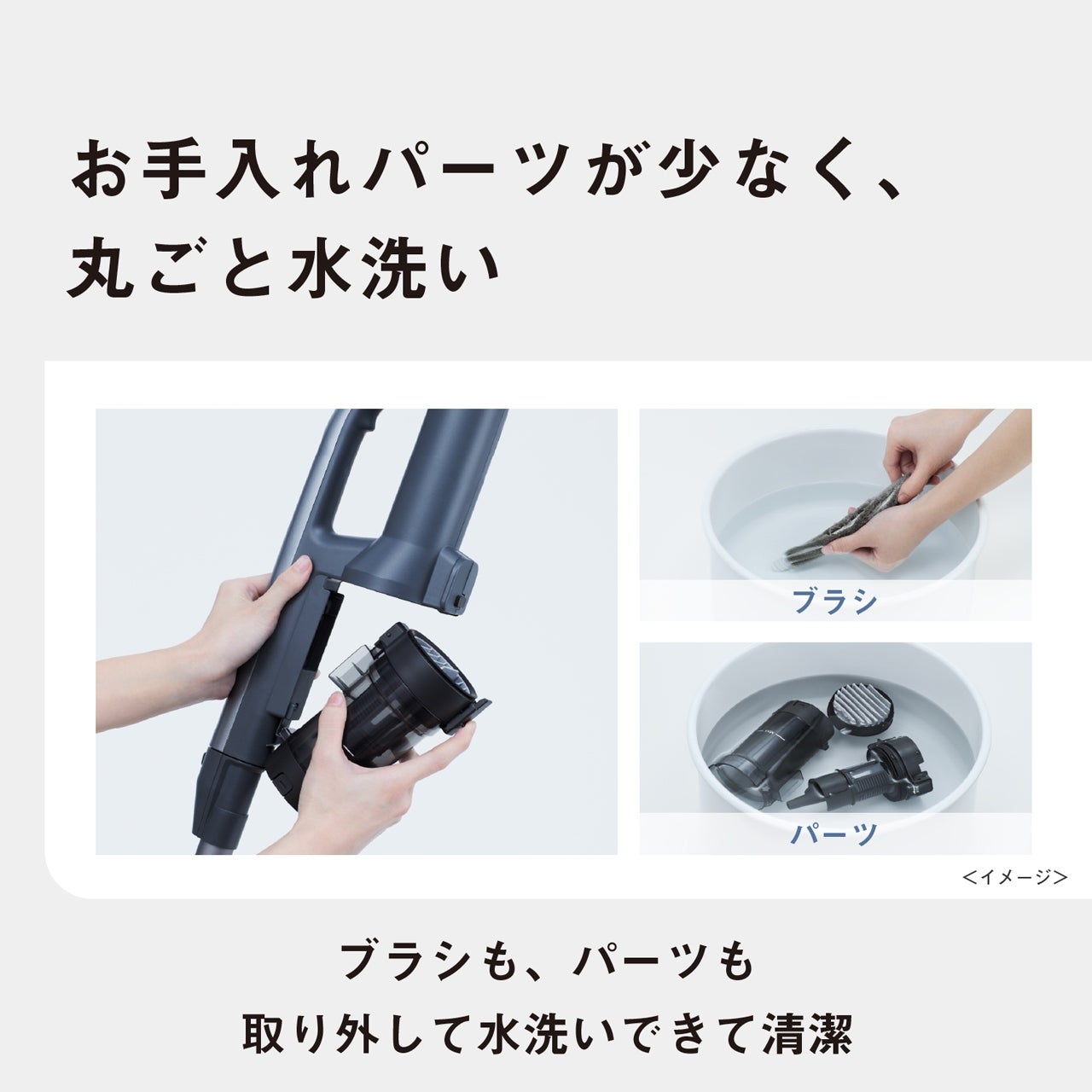 [レンタル] Panasonic セパレート型コードレススティック掃除機 MC-NX500K - 8