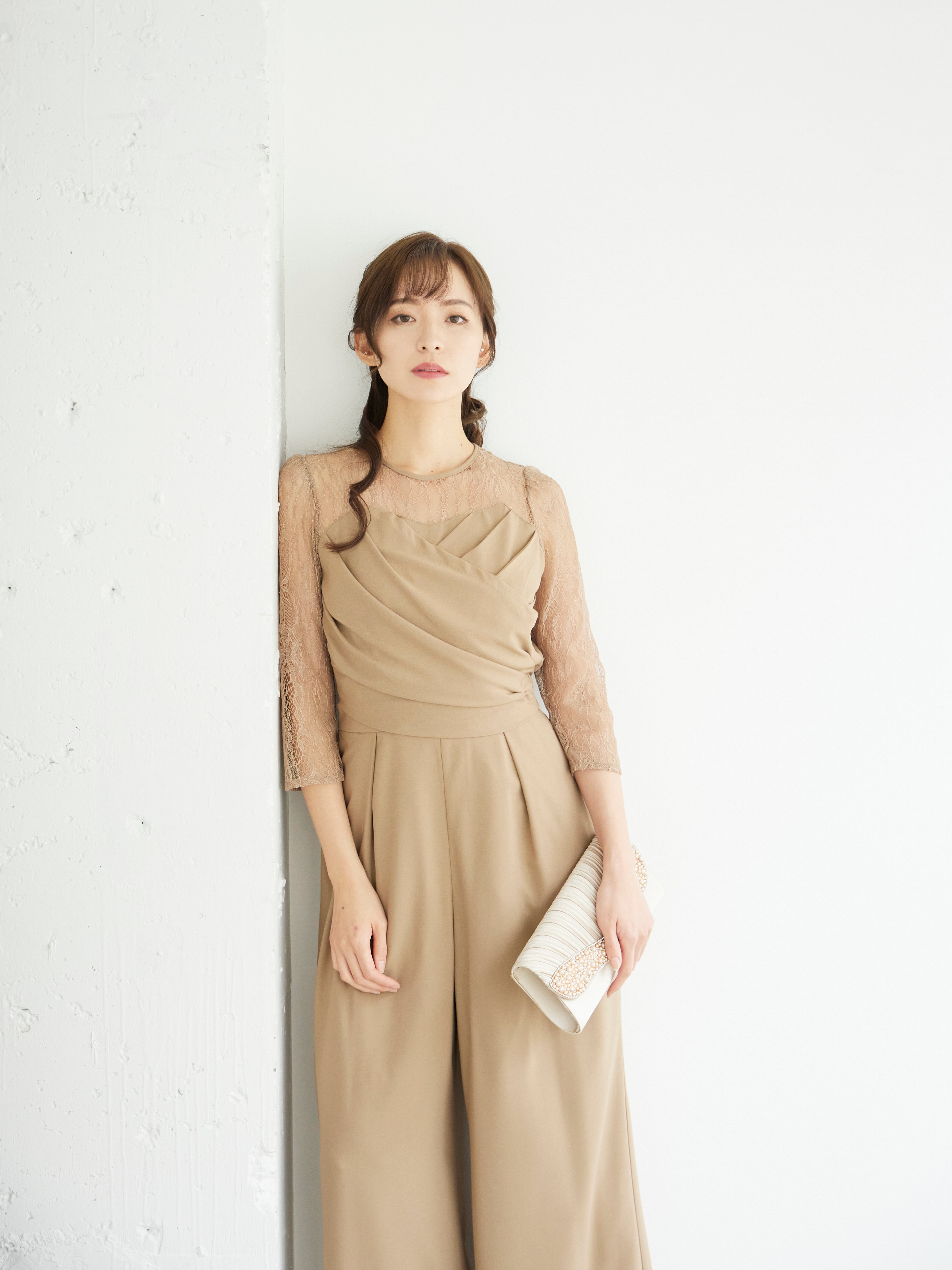 レンタル] BELINDA DE CAPRIS クロスデザイン オールインワン パンツ