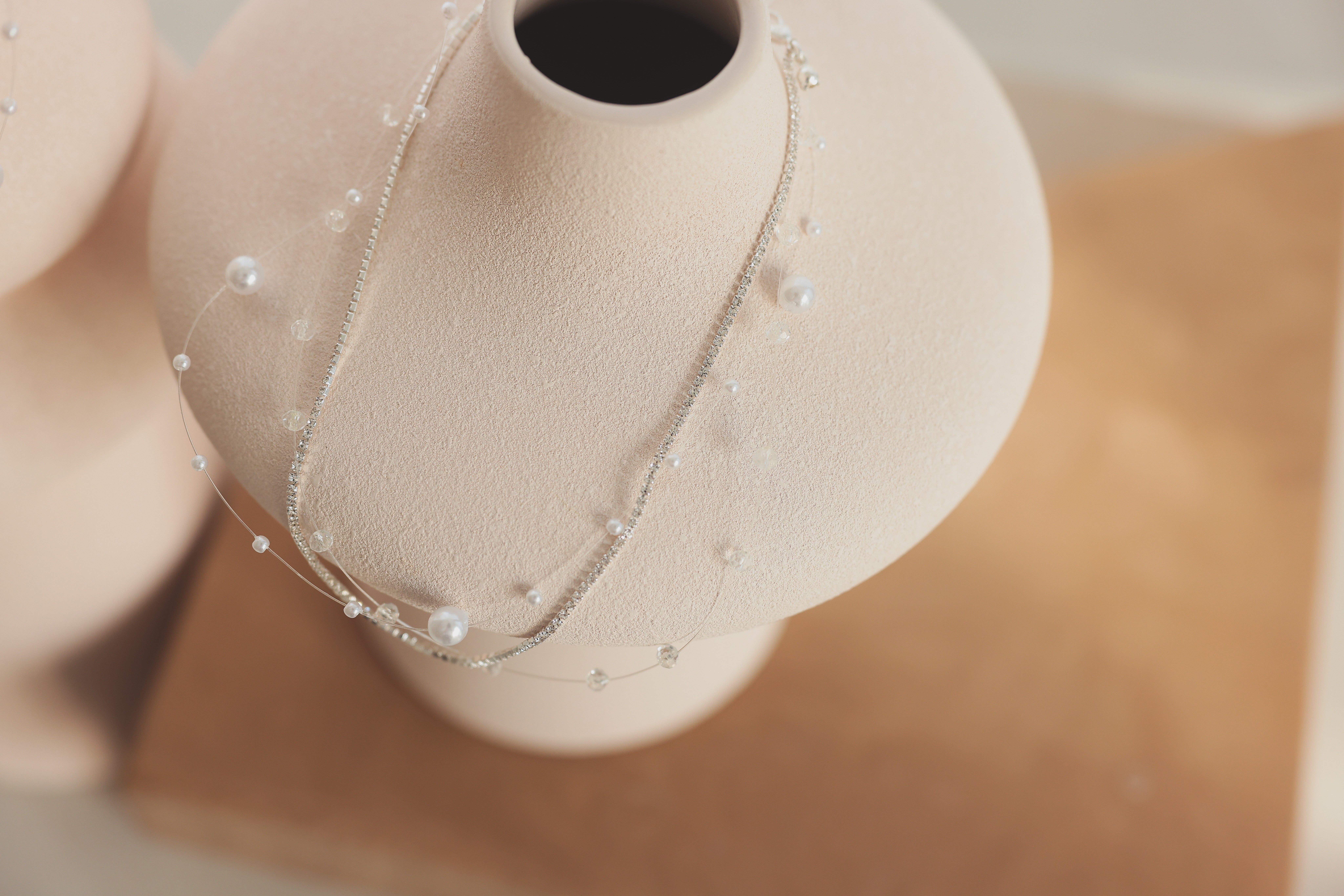 [レンタル] アートマリー 2WAYの3層ビジューパールネックレス シルバーの宅配レンタル - 4