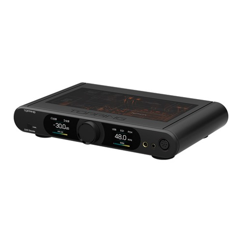 TOPPING DX9 Discrete フルバランスディスクリート デスクトップDAC/AMP 本体 斜め ブラック - 2