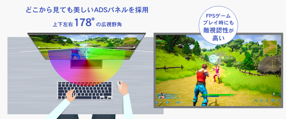 アイ・オー・データ(IODATA) LCD-GD241JD　23.8型ゲーミングディスプレイ 上下左右178度の広視野角ADSパネル - 18