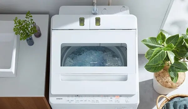 レンタル] 日立 ビートウォッシュ BW-V80M 全自動洗濯機 8kg ホワイト