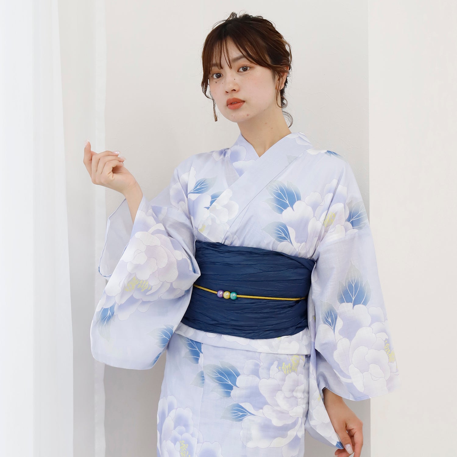 [レンタル] [2025新作]SION レディース浴衣 牡丹 フリーサイズ