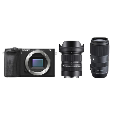 [テーマパーク撮影セット] ソニー α6600 ミラーレス一眼 18-50mm F2.8/100-400mm F5-6.3