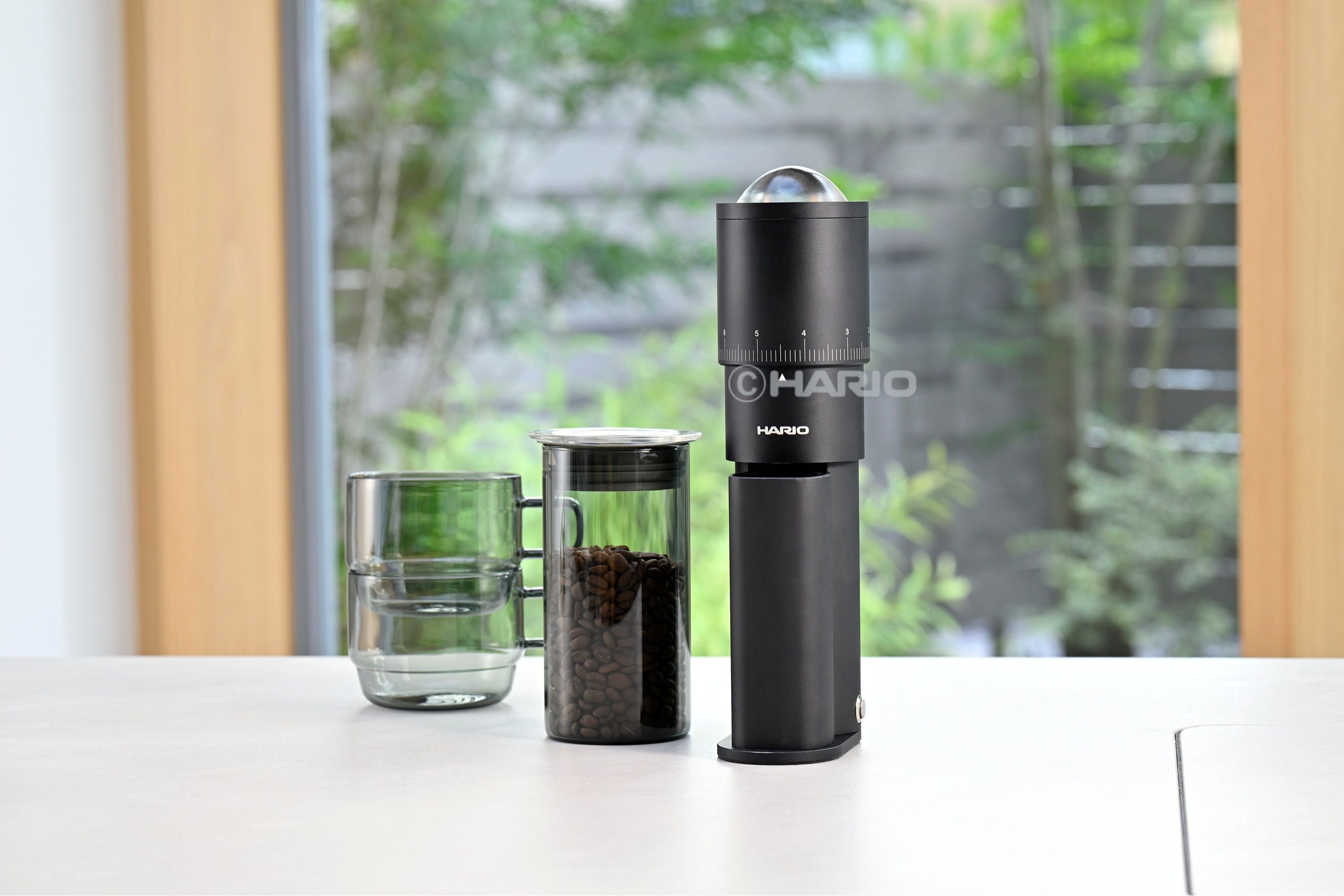 [レンタル] ハリオ SHIZUKA ECG-3-B 電動コーヒーグラインダー コーヒーミル - 6