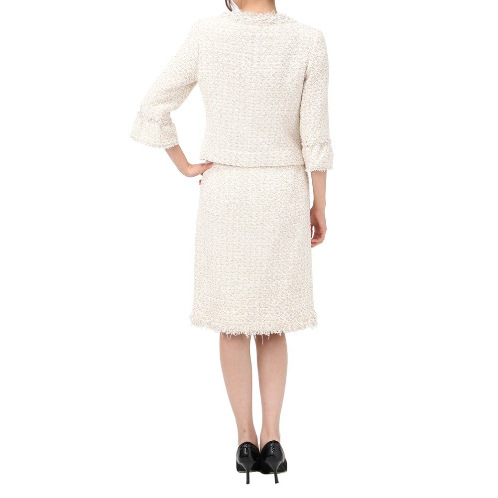 [レンタル] ルネ セレモニースーツ2点セット(ジャケット+スカート) ベージュ / ブルー / グレー / ホワイト / オレンジ / ネイビー / ピンクの宅配レンタル - 2