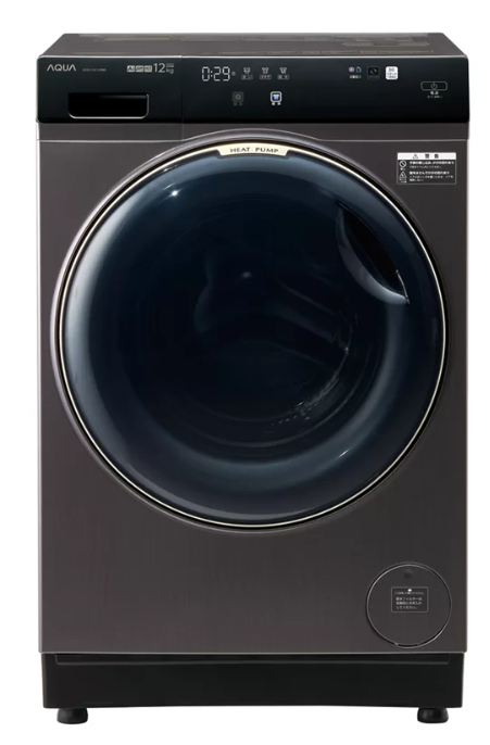 新品未開封AQUAドラム式洗濯機AQW-DX12R-L（左開・12kg／6kg） レンタル] アクア 【左開き】AQW-DX12R ドラム式洗濯乾燥機 洗濯12kg