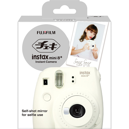 [レンタル] FUJIFILM チェキ instax mini8プラス バニラ[自撮りミラー付] - 2