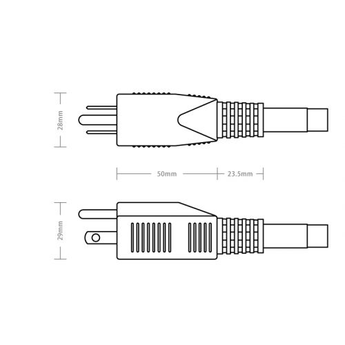 [レンタル] オヤイデ電気 AXIS-303 GX NEO電源ケーブル 1.8m - 3