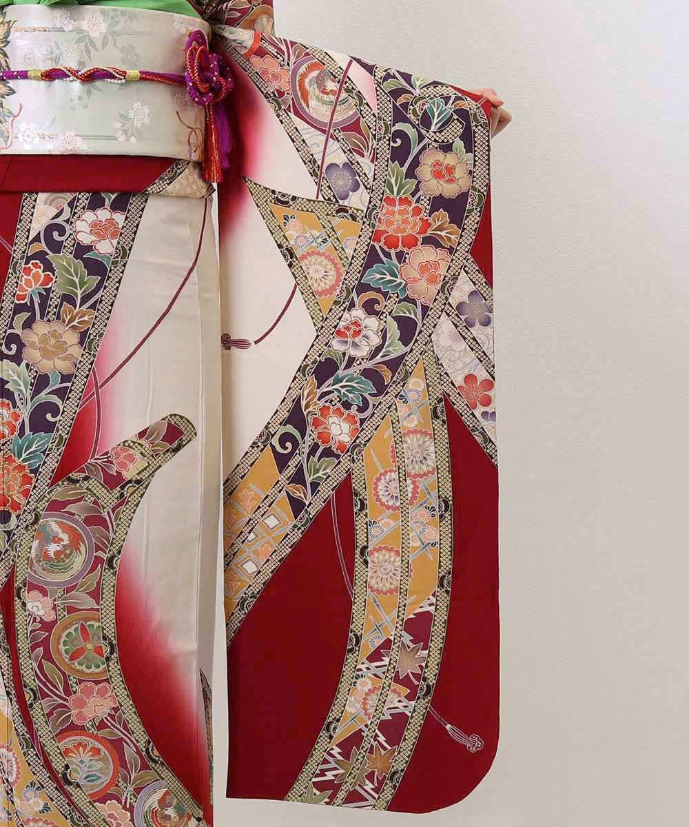 [レンタル] 【対応身長155-170cm】レンタル振袖フルセット-855の宅配レンタル - 5