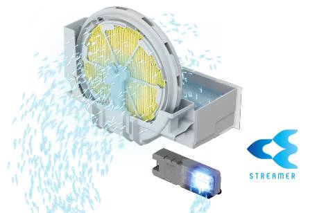 [レンタル] ダイキン DAIKIN ACK55Z-W 加湿ストリーマ空気清浄機 (木造8.5畳/プレハブ14畳) - 2