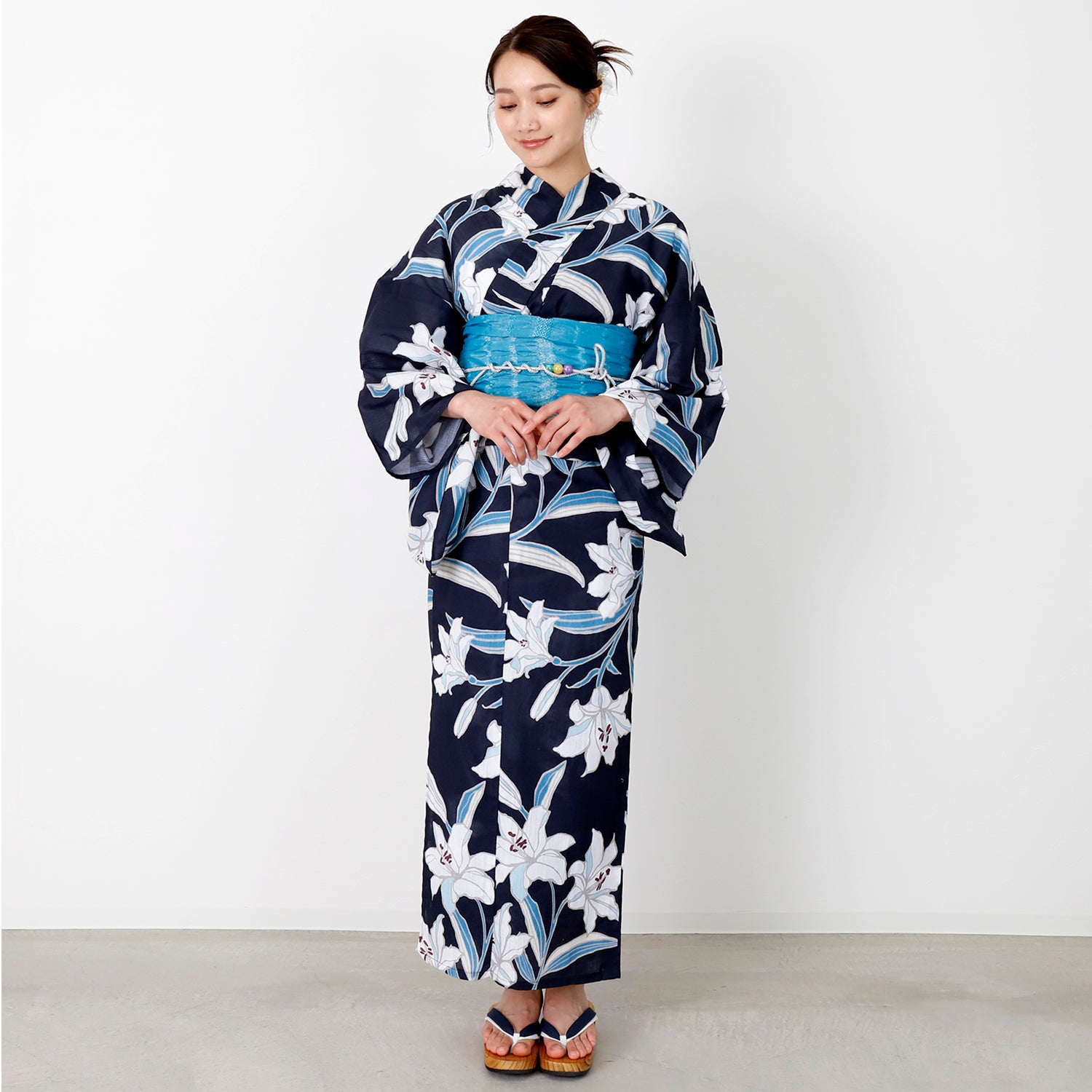 [レンタル] [2025新作]SION レディース浴衣 百合 フリーサイズの宅配レンタル - 3