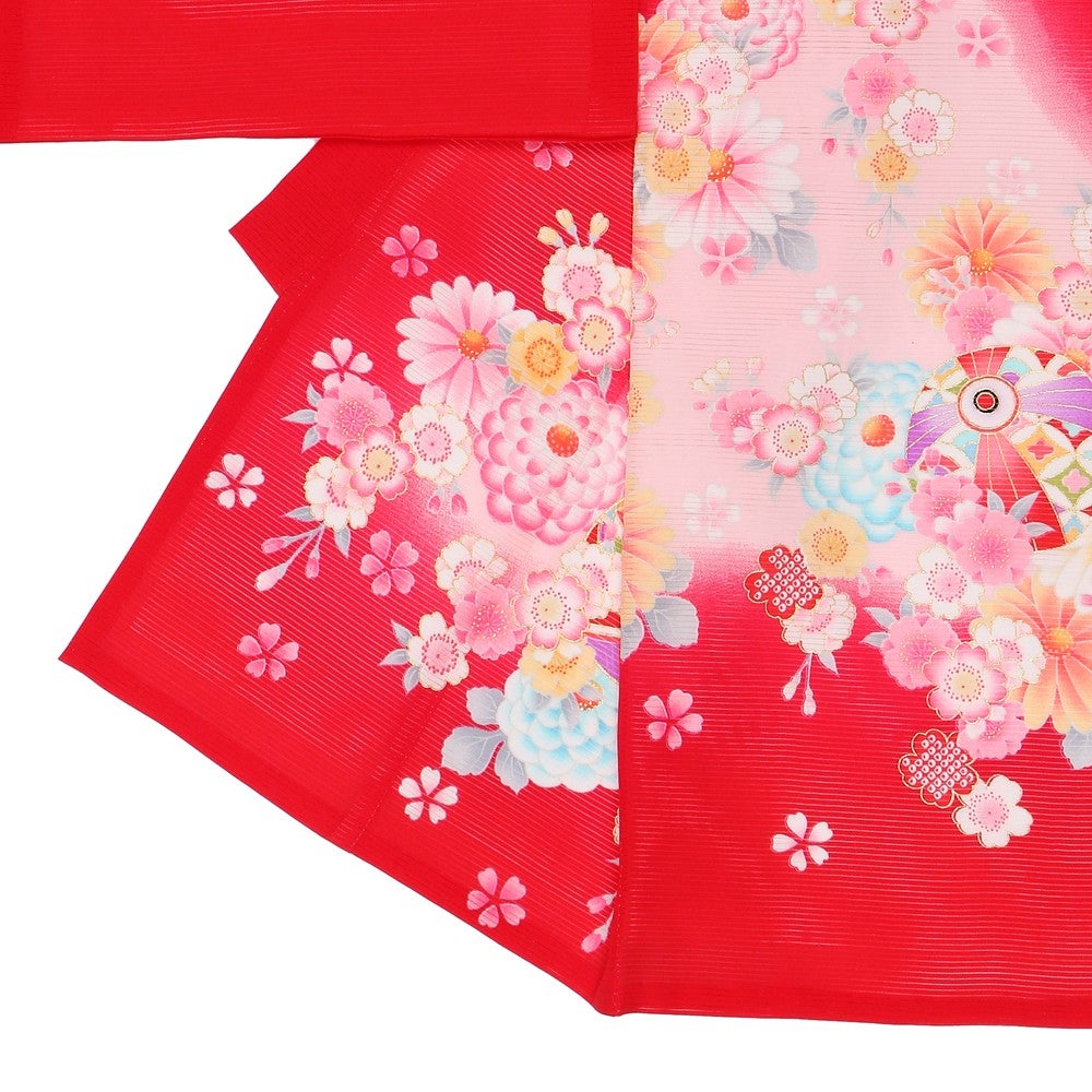 [レンタル] 女の子 お宮参り 産着・絽（夏用）レンタル6点フルセット 正絹 鞠 鞠の宅配レンタル - 2