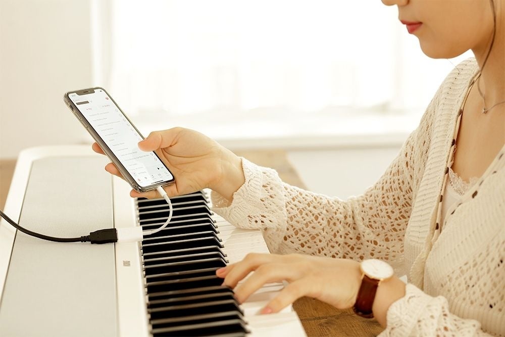 [レンタル] KORG B2 電子ピアノ 88鍵盤 ブラック [ダンパーペダル、譜面立て付き] - 9