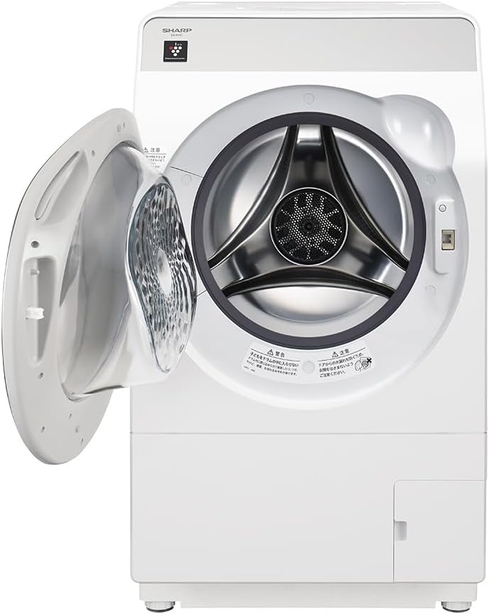 [レンタル] シャープ【左開き】洗濯11kg/乾燥6kg ES-K11C-WLドラム式洗濯乾燥機 - 3