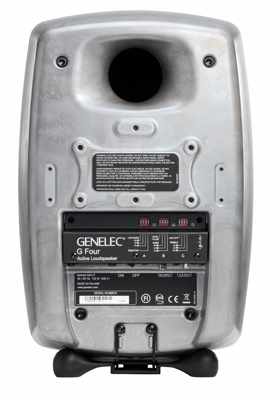 [レンタル] GENELEC G Four アクティブ・スピーカー 2個セット RAWフィニッシュ - 2