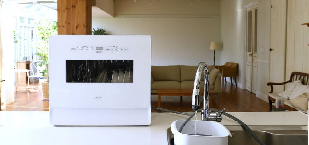 [レンタル] 【長期利用向け】 [～食器36点]シロカ(siroca) 2WAY食器洗い乾燥機 大人数向け SS-MA351 工事不要 自動給水式 分岐水栓対応 - 10