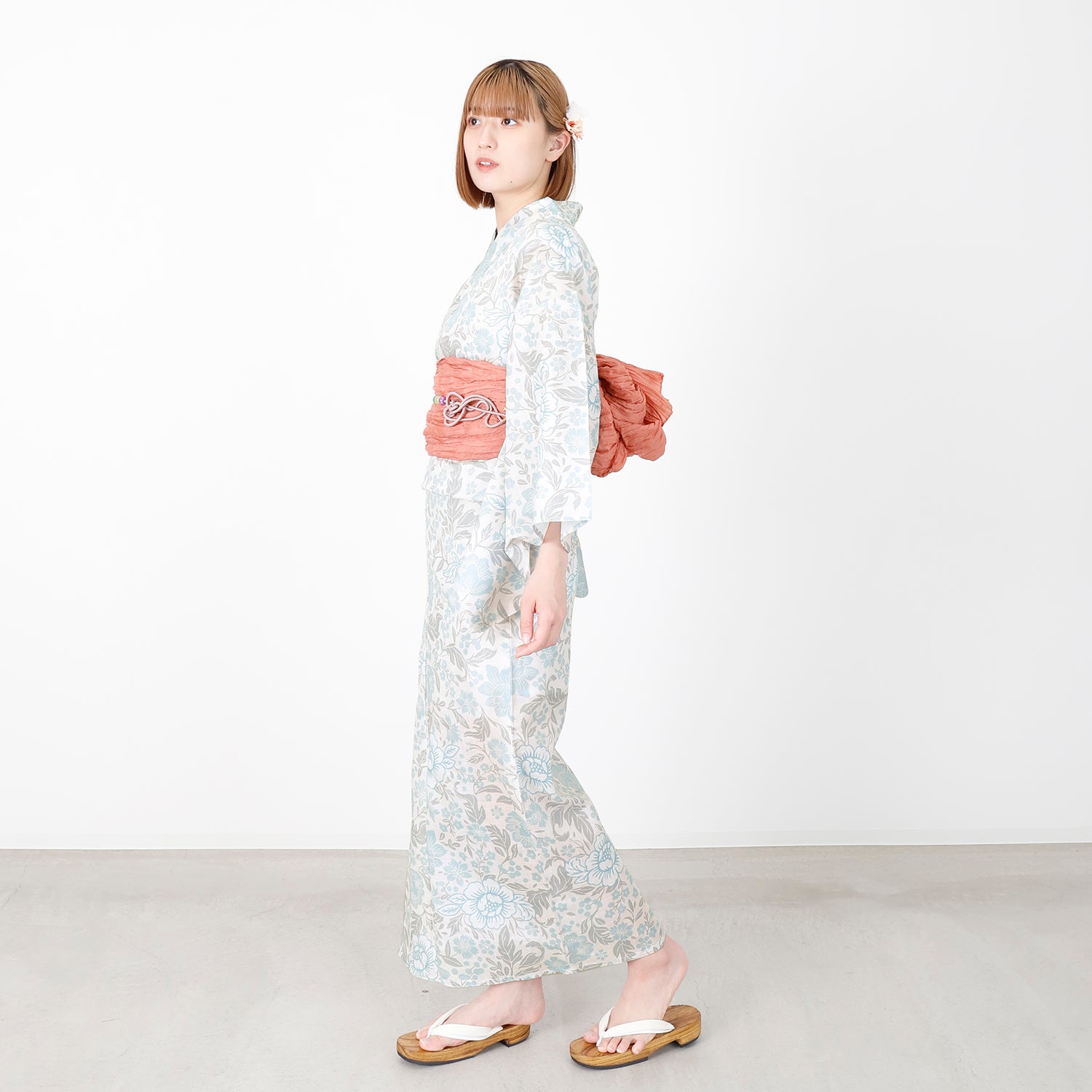 [レンタル] [2025新作]SION レディース浴衣 牡丹 フリーサイズの宅配レンタル - 4