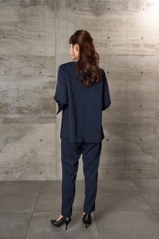 [レンタル] BELINDA DE CAPRIS ノーカラーAラインジャケット テーパード2P レディーススーツの宅配レンタル - 5