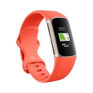 レンタル] Fitbit Charge 6 スマートウォッチ コーラル／シャンパン